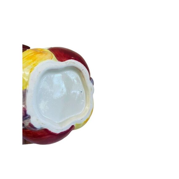 Vintage Potteries Fruit Vegetable Charming Sugar Bowl Fruit Basket Sugar Bowl  J - Picture 8 of 8